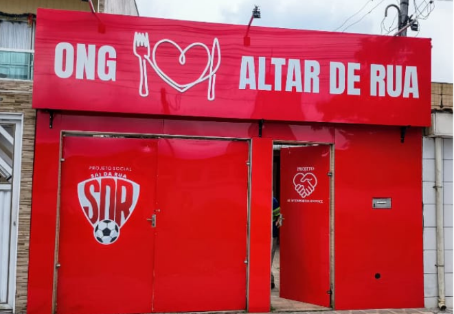 Fachada ONG Altar de Rua